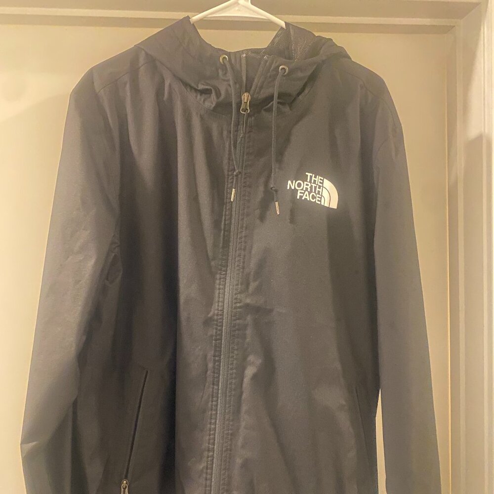 The North Face Wind Breaker, Large, Black, Good Condition